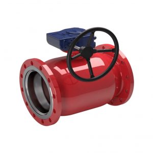 Кран стальной NAVALSTEAM фланец-фланец DN200 PN25 с редуктором