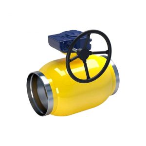 Кран стальной газовый NAVAL сварка-сварка DN250 PN25 с редуктором