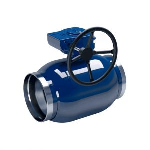 Кран стальной NAVAL сварка-сварка DN250 PN25 с редуктором