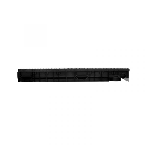 Лоток Ecoteck MEDIUM 100.95 h115 с решеткой пластиковой класс С250 черный