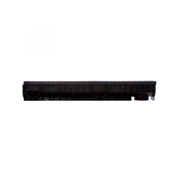 Лоток Ecoteck MEDIUM 100.125 h145 с решеткой пластиковой класс С250 черный