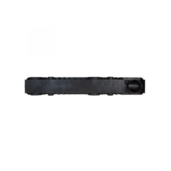 Лоток Ecoteck MEDIUM 100.125 h145 с решеткой пластиковой класс С250 черный
