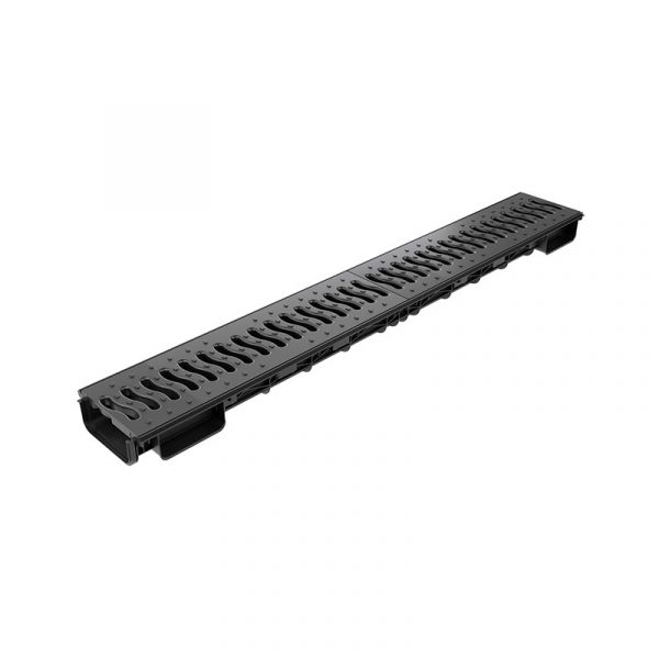 Лоток Ecoteck Lite 100h56 с решеткой пластиковой класс А15 черный