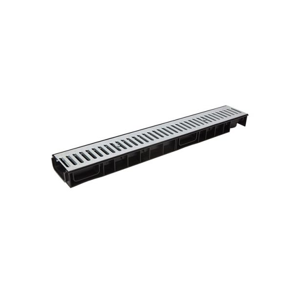 Лоток Ecoteck STANDART 100.65 h69 с решеткой стальной класс А15