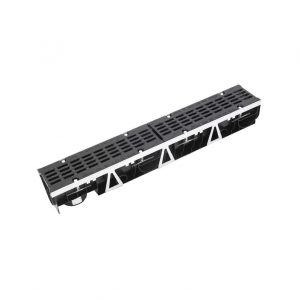 Водоотводные лотки с решетками. Серия Ecoteck HEAVY Е-600 100 в сборе