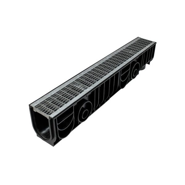 Лоток Ecoteck STANDART 100.175h179 c решеткой сварной оцинкованной класс В125