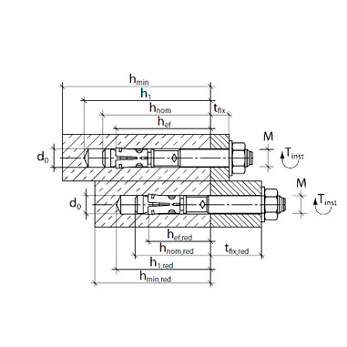 Клиновой анкер MKT BZ plus 16-100/220 нерж. HCR 07540001