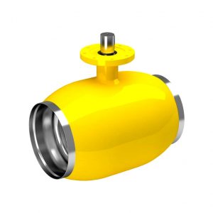 Кран стальной BROEN BALLOMAX газовый с ISO фланцем с рукояткой сварка-сварка DN 150 PN25 КШГ 71.102.150.А.25