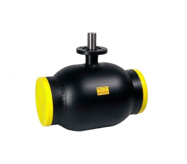 Кран стальной BROEN BALLOMAX полный проход с ИСО-фланцем сварка-сварка DN100 PN25 КШТ 61.112.100А.25