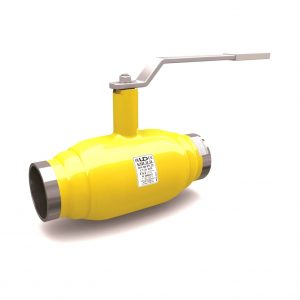 Кран стальной LD газовый полнопроходной сварка-сварка КШ.Ц.П.GAS.100.025.П/П.02 DN100 PN25