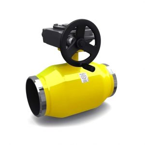 Кран стальной LD газовый с редуктором сварка-сварка КШ.Ц.П.Р.GAS.065.025.Н/П.02 DN65 PN25