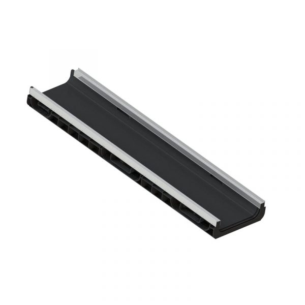 Лоток водоотводный PolyMAX Basic ЛВ-10.15 Лоток водоотводный PolyMAX Basic ЛВ 20.26.30-ПП пластиковый усиленный