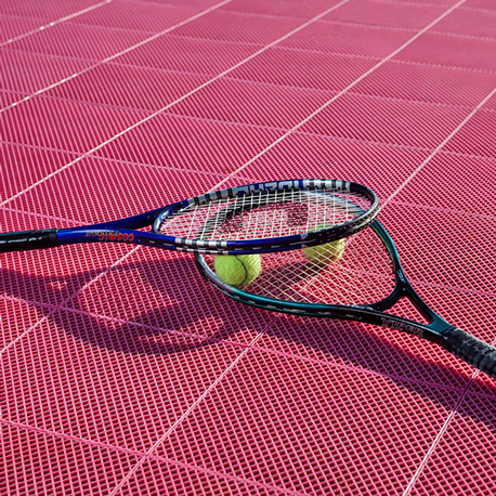 Напольное спортивное модульное покрытие решетчатой структуры в виде плит Ecoteck Sport