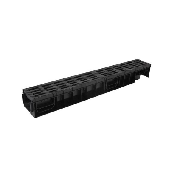 Лоток Ecoteck MEDIUM 100.95 h115 с решеткой пластиковой класс В125