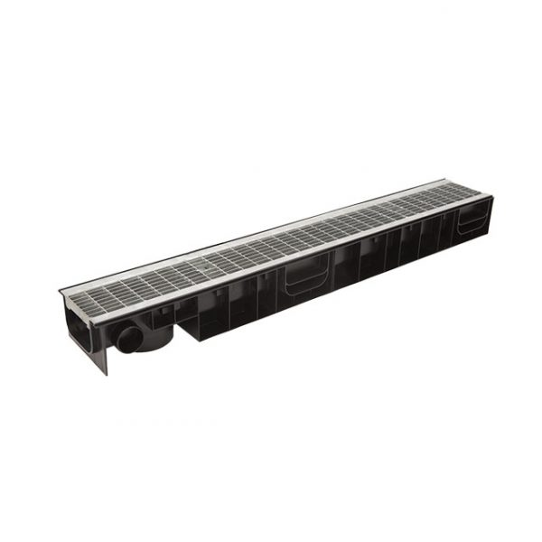 Лоток Ecoteck STANDART 100.95h99 c решеткой сварной оцинкованной класс В125