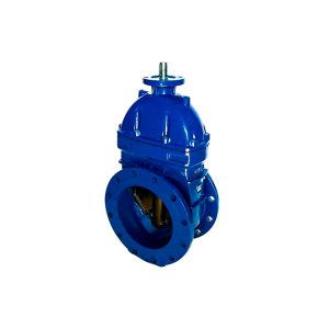 Задвижка с обрезиненным клином под электропривод тип 47GVА DN200 PN10 DENDOR