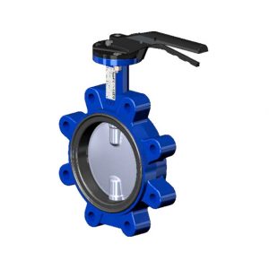 Затвор дисковый поворотный чугун VPI4649-02EP Ду 65 Ру16 с резьб проушинами диск Tecofi