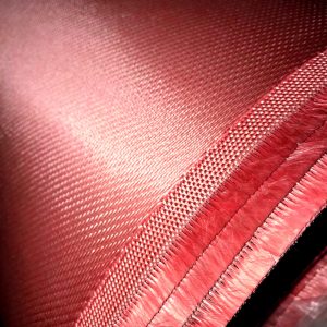 Кремнеземная ткань с силиконовым покрытием КТ-600-ТО-С (100) красная