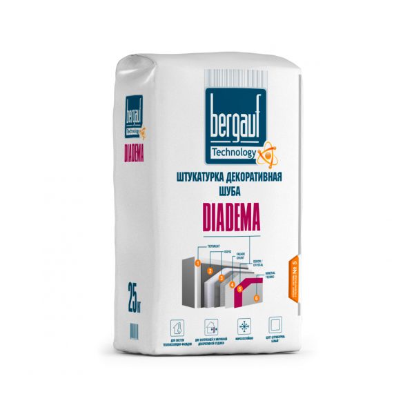 Bergauf Diadema 25 кг Штукатурка декоративная шуба