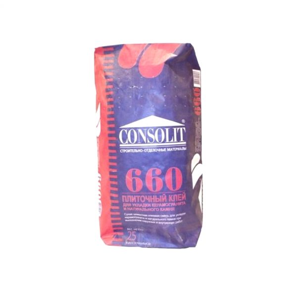 Плиточный клей CONSOLIT 660