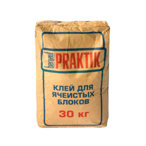 Bergauf Praktik Клей для ячеистых блоков, 30 кг