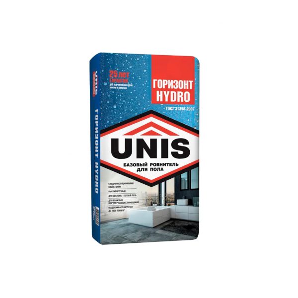 Стяжка для пола Unis Горизонт Hydro 25 кг