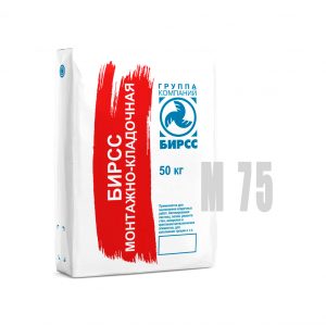 Цементно-известковая смесь БИРСС М75 белая 50