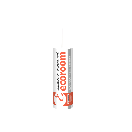 Герметик акриловый Ecoroom санитарный белый