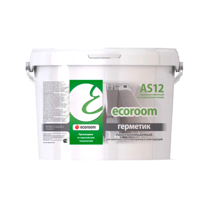 Герметик акриловый паропроницаемый Ecoroom AS 12 для окон