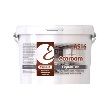 Герметик акриловый Ecoroom AS 16 для деревянного строения
