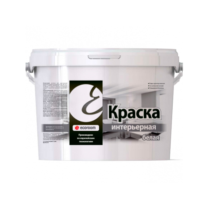 Краска интерьерная белая Ecoroom