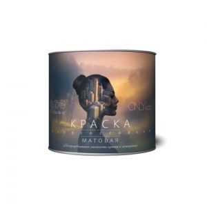 Краска акриловая ONLYeco износостойкая полуглянцевая