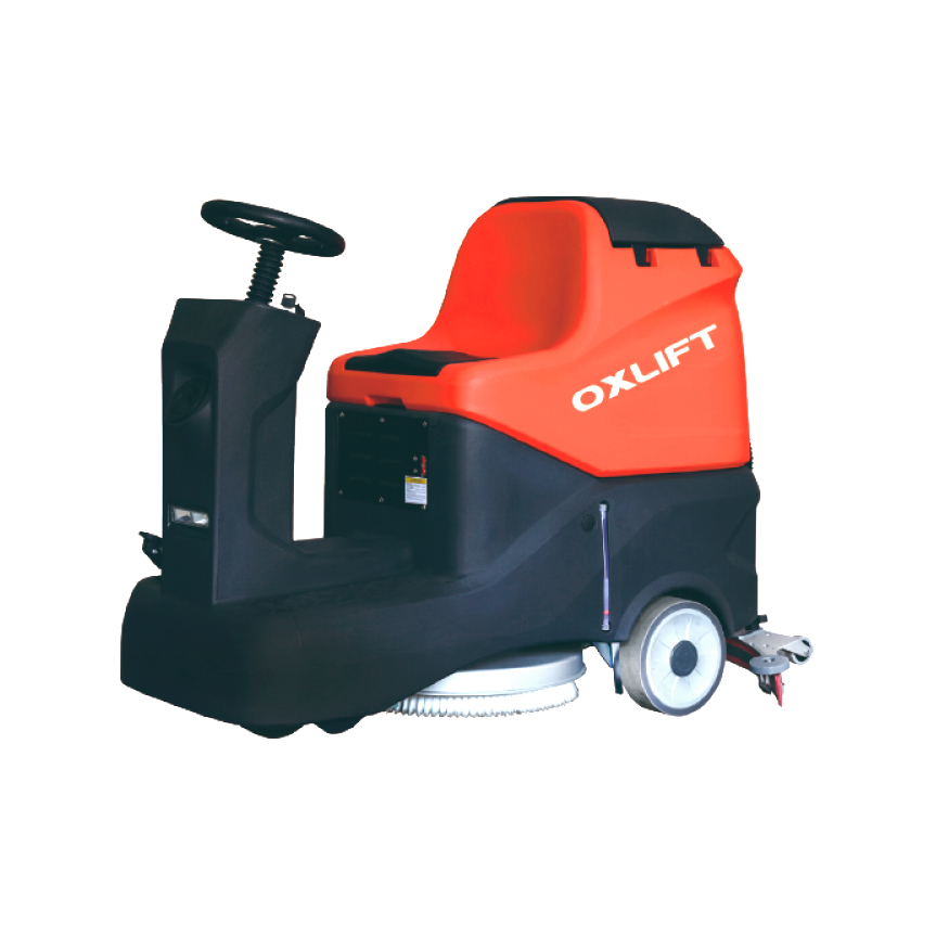 Поломоечная машина с сиденьем для оператора OXLIFT NR530 аккумуляторная