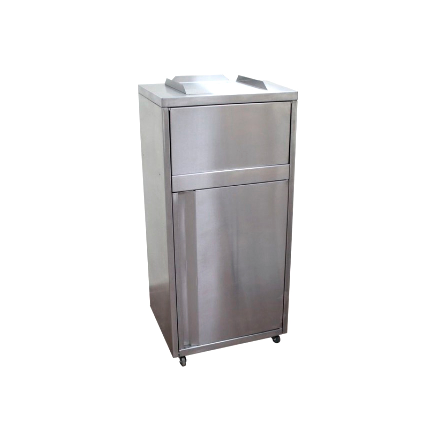 Урна PANDA STEEL МЕГА-3 из нержавеющей стали 120 л