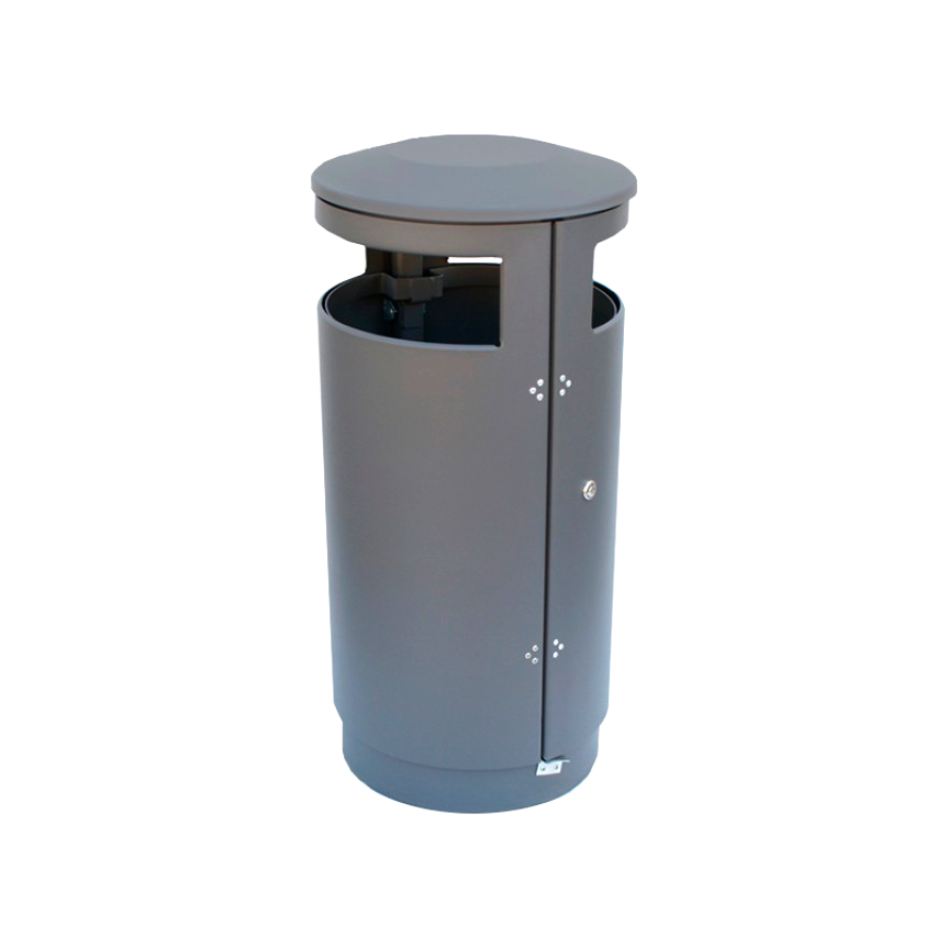 Мусорная урна Darba Spars Terminal 70l RAL из оцинкованной стали 70 л