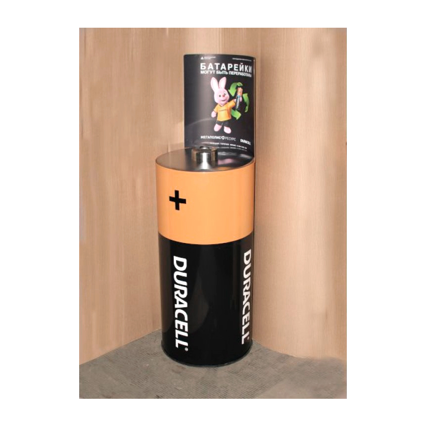 Урна PANDA STEEL Макси из черной стали 105 л