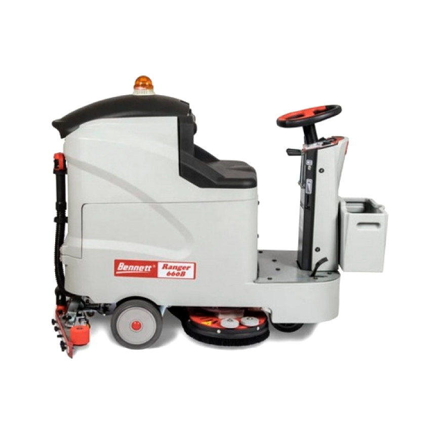 Поломоечная машина с сиденьем для оператора Bennett Ranger R660b аккумуляторная