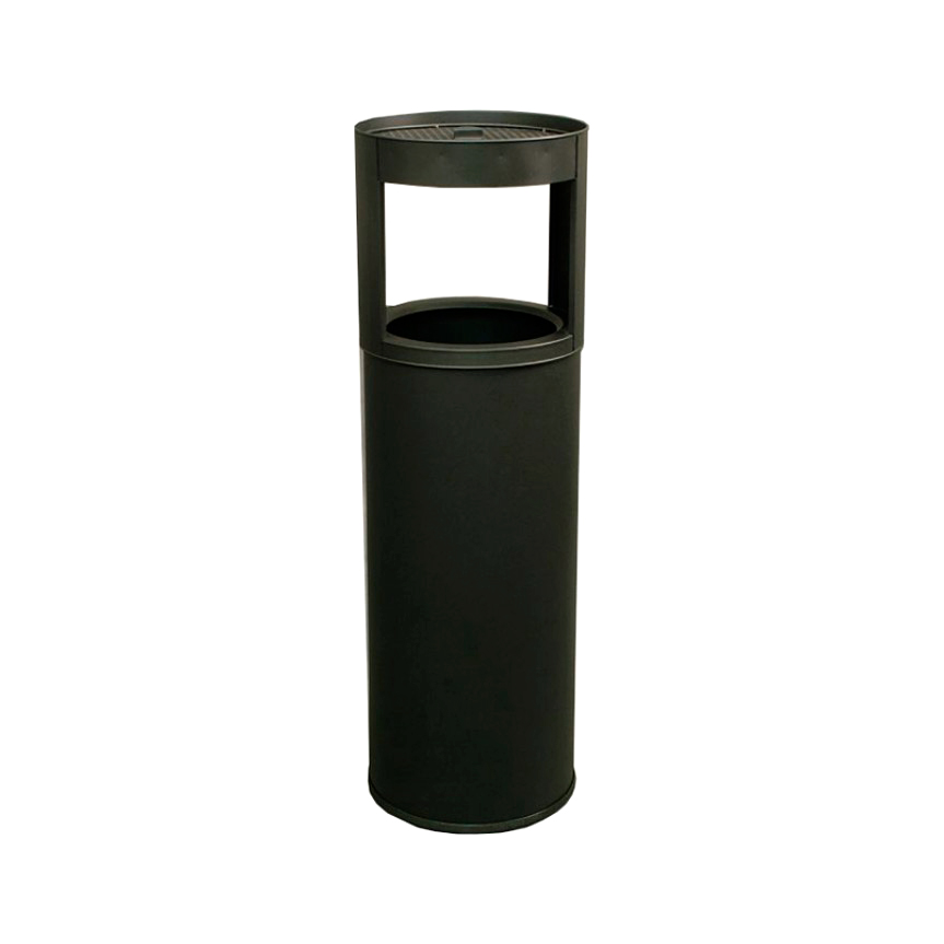 Урна-пепельница PANDA STEEL Муар из оцинкованной стали 90 л