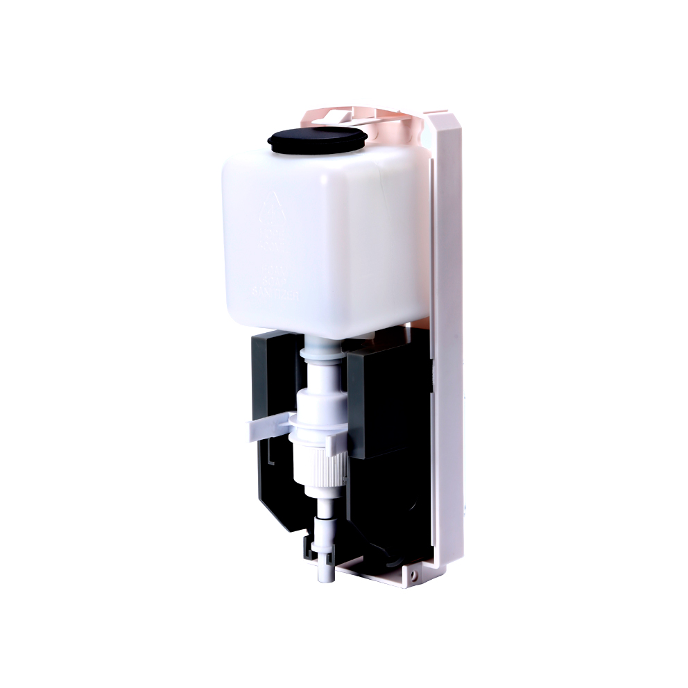 Дозатор (диспенсер) для антисептика MIRTOO 2252S пластик ABS белый с каплеуловителем