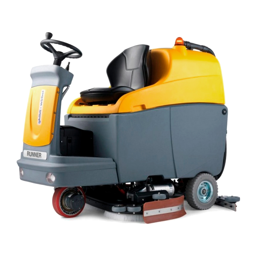 Поломоечная машина с сиденьем для оператора Ghibli & Wirbel RUNNER R 150 FD 85 BC аккумуляторная