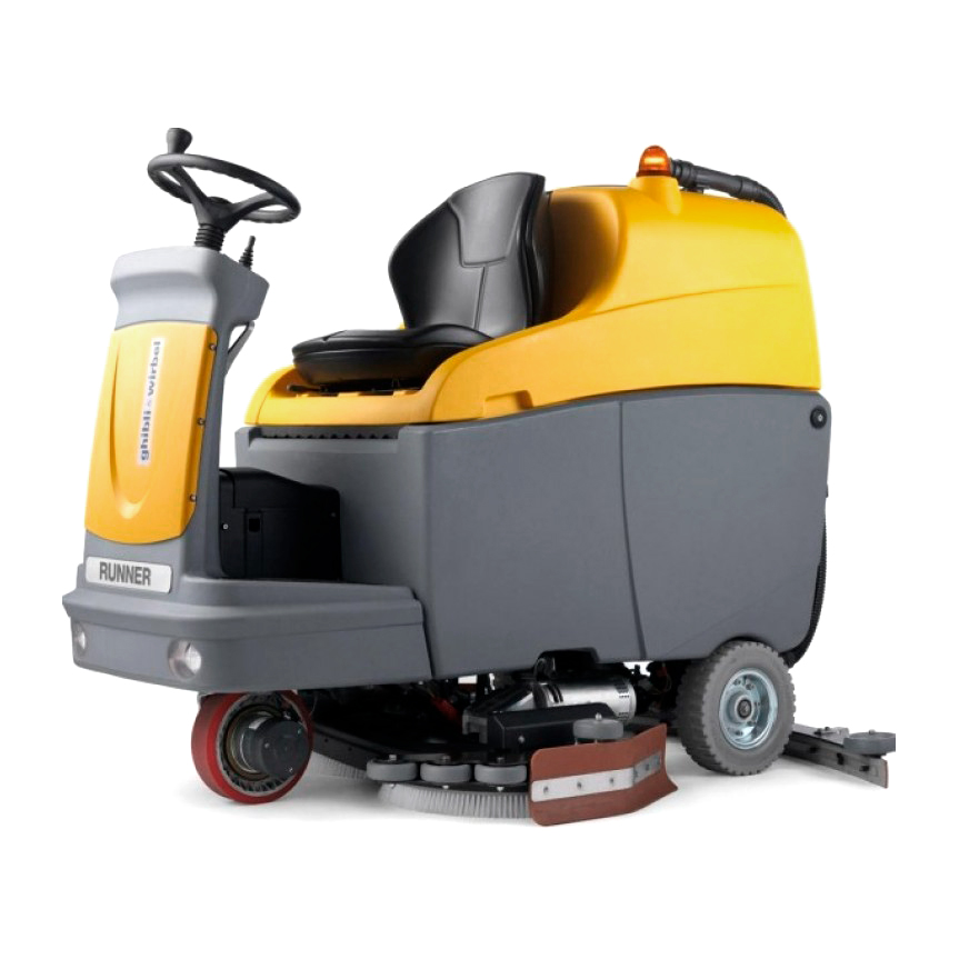 Поломоечная машина с сиденьем для оператора Ghibli & Wirbel RUNNER R 150 FD 100 BC аккумуляторная
