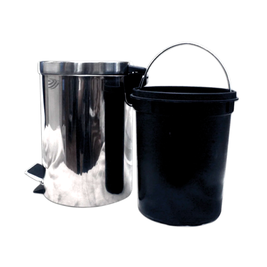 Урна для мусора KSITEX GB-12L из нержавеющей стали 12 л