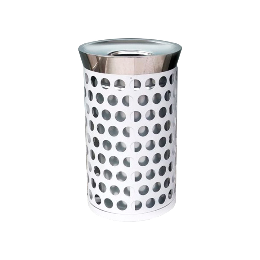 Урна PANDA STEEL Метро уличная из оцинкованной стали и нержавеющей стали 45 л
