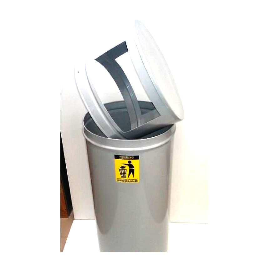 Урна PANDA STEEL Парк-4 из оцинкованной стали 90 л