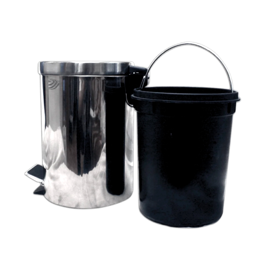 Урна для мусора KSITEX GB-5L из нержавеющей стали 5 л