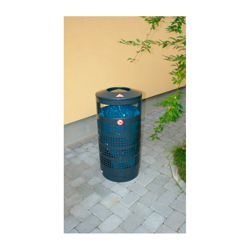 Урна Darba Spars Baltika 70l RAL из оцинкованной стали 70 л