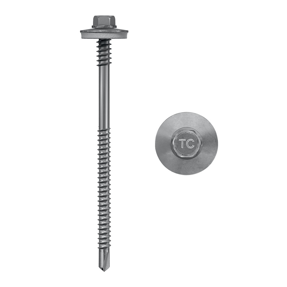 Самосверлящий самонарезающий винт Termoclip с шайбой (EPDM) CHT 3 G 19 5.5/6.3 x 180