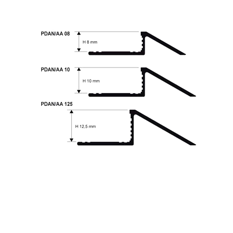 Латунный профиль PROSLIDER PDOL 08