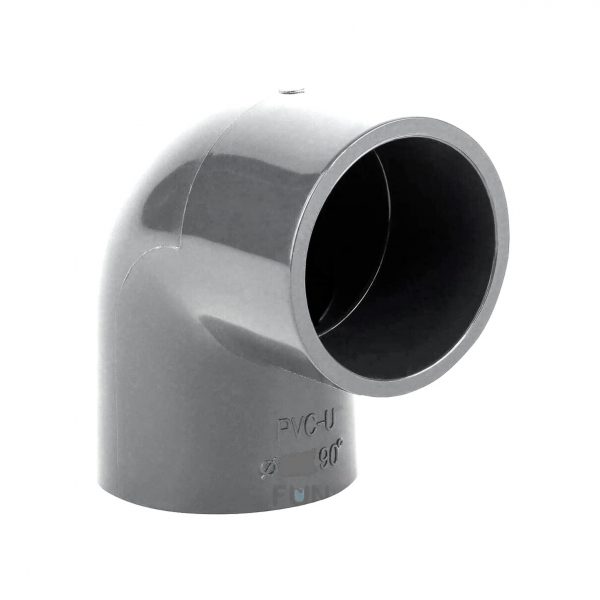 Угол ПВХ 90/63 градусов. d63mm. PN10 ERA