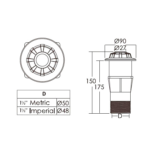 Форсунка ABLETECH EM2828С (бетон)